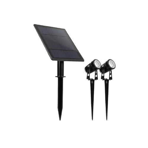 ESTACA LED SOLAR 1 PANEL 2 ESTACA2W BLANCO CALIDO 3000K